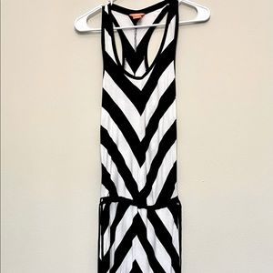 Joe Fresh Black & White XS Casual Maxi Dress